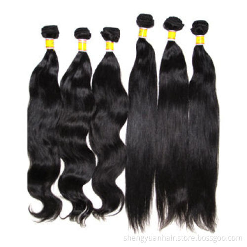 Virgin Brazilian Hair Weft, Comes in Natural Color 5A